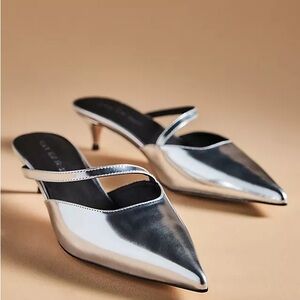 Shoe The Bear Alberte Metallic Heels